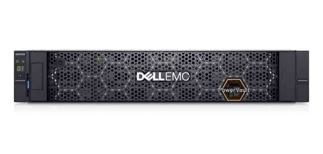 Macierz dyskowa Dell PowerVault ME5012 z 2x Kontroler iSCSI (10/25GbE SFP28), 4x 12TB HDD SAS, szyny