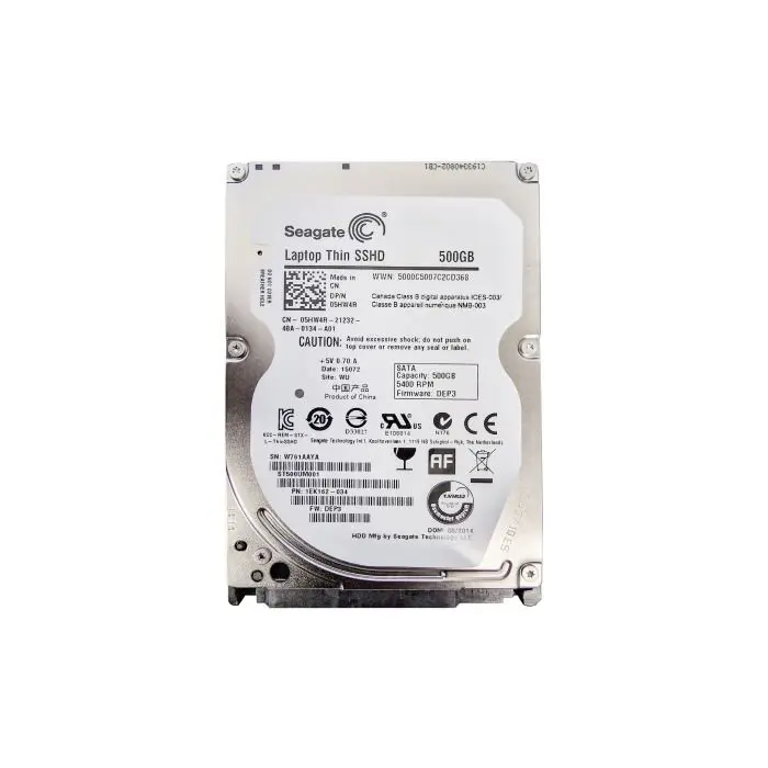 Dysk twardy Dell 500GB Solid-State Hybrid Drive SATA 6G 2.5" 5HW4R