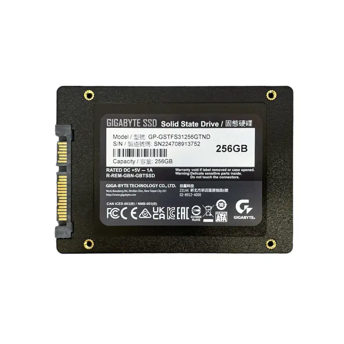 Dysk twardy Gigabyte 256GB SSD SATA 6G 2.5" GP-GSTFS31256GTND