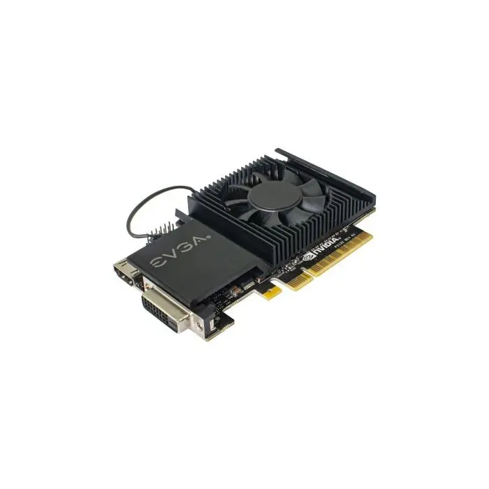 Graphics card EVGA GeForce GT710 1GB GDDR3 PCI-E 2.0 x16 D-SUB HHHL 25W 01G-P3-2711-KR