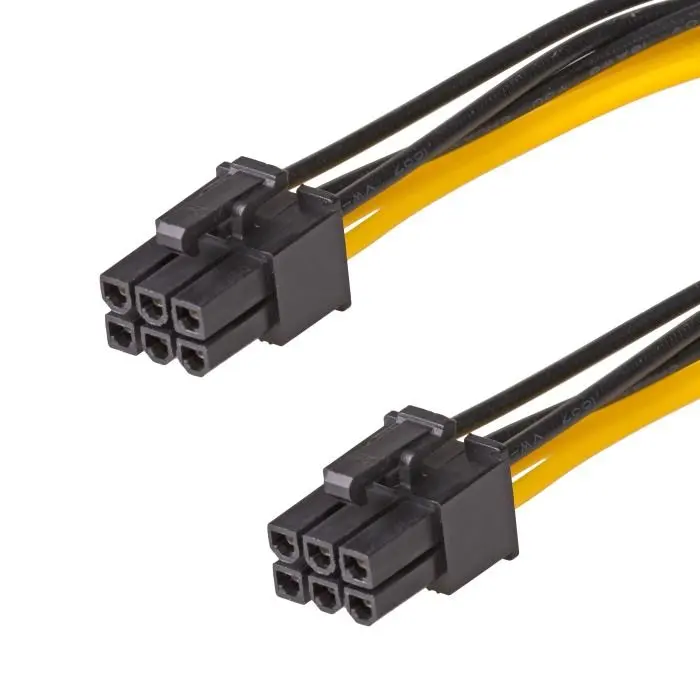 Kabel zasilający Akyga adapter PCI-e 6 pin AK-CA-49