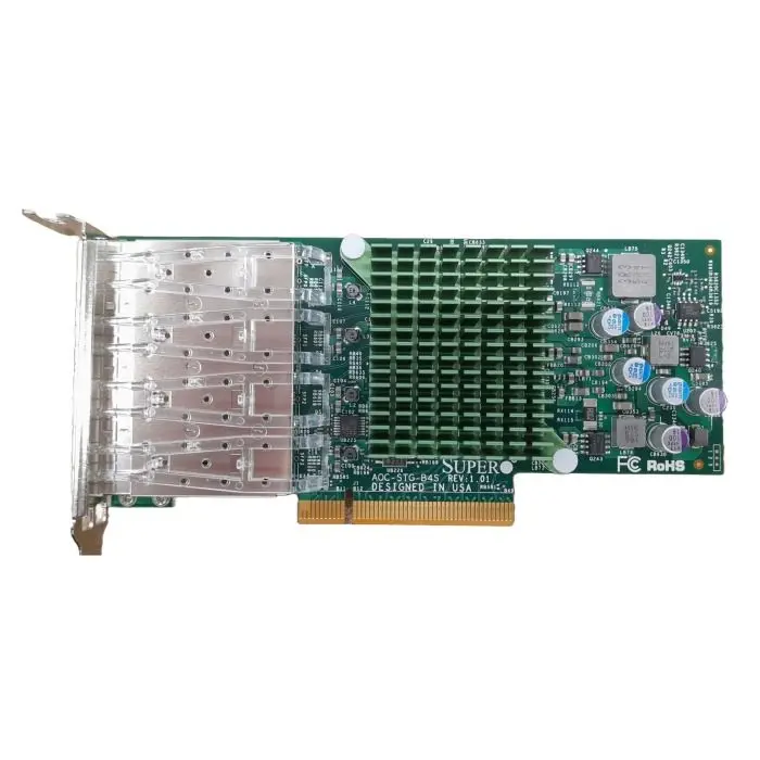Network interface card Supermicro 4x10GbE SFP+ PCIe 3.0 ADAPTER AOC-STG-B4S