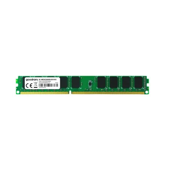 Pamięć RAM Goodram Enterprise 16GB 2Rx8 DDR4 UDIMM ECC 2666MHz W-MEM2666E4D816G
