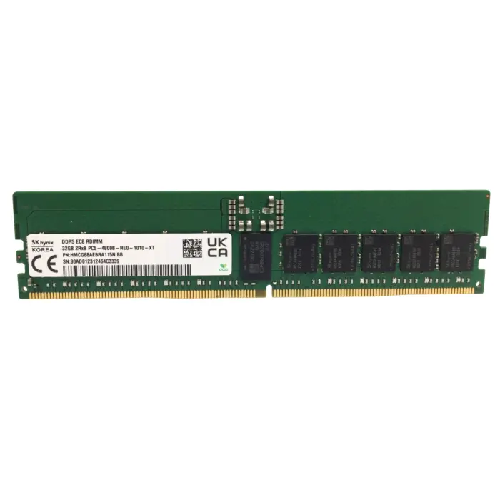 Pamięć RAM Hynix 32GB 2Rx8 DDR5 RDIMM ECC 4800MHz HMCG88AEBRA115N