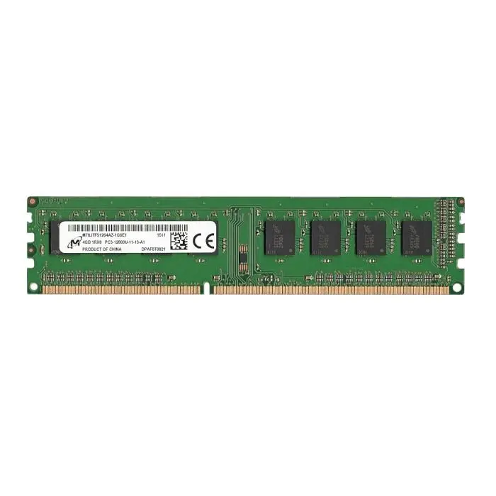 Pamięć RAM Micron 4GB 1Rx8 PC3-12800U DDR3 UDIMM non ECC 1600MHz MT8JTF51264AZ-1G6E1