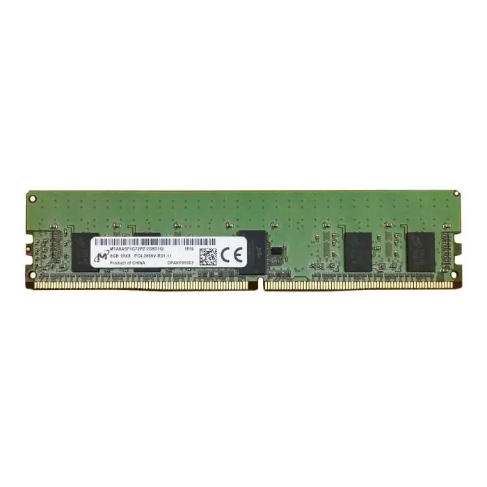 Pamięć RAM Micron 8GB 1Rx8 DDR4-2666V DDR4 RDIMM 2666MHz MTA9ASF1G72PZ-2G6D1