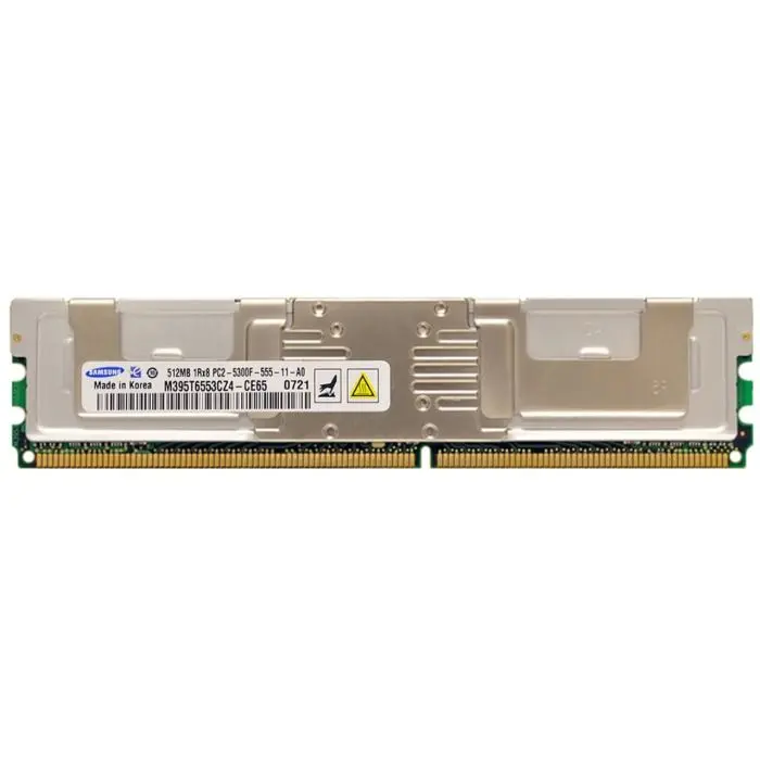 Pamięć RAM Samsung 512MB 1Rx8 PC2-5300F DDR2 FBDIMM 667MHz M395T6553CZ4-CE6