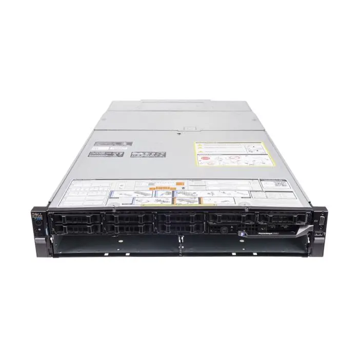 Server Dell PowerEdge FX2s with FC830 8x2.5(2xE5-4655v4, 32GB, H730, 2x960GB), 2xSwitch Dell 8x10GbE SFP+ Pass Through, CMC, Rails