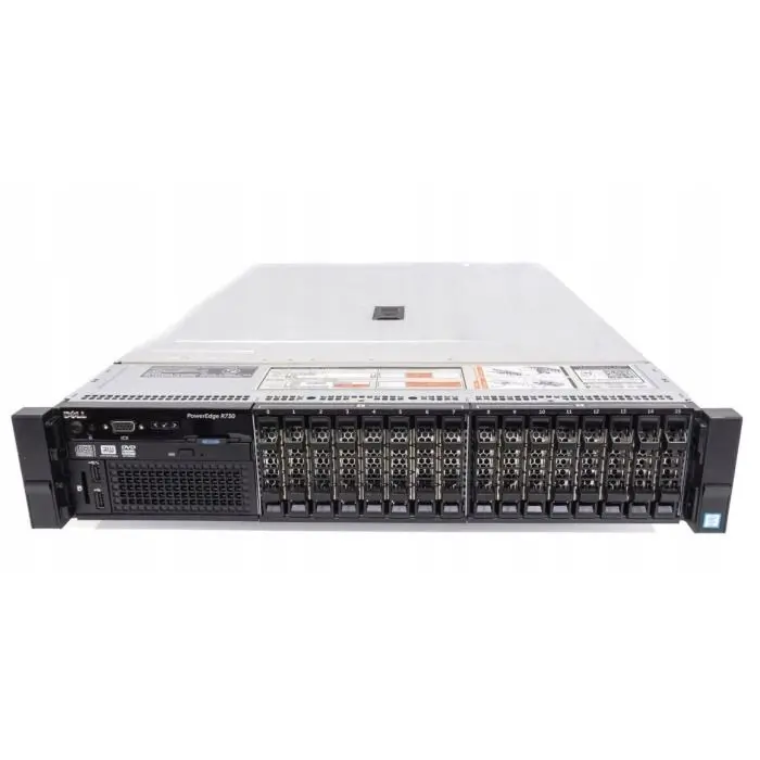 Server Dell R730 16x2.5" with 2xE5-2623 v4, 128GB RAM, H730P, 2x 480GB SSD SATA 2.5", 4x1GbE, 2xPSU, Rails, iDRAC 8 Enterprise