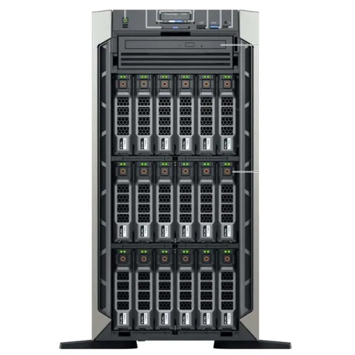 Serwer Dell PowerEdge T640 18x3.5" z 2x Silver 4214R, 32GB, H730+, 2x 960GB SSD SATA 2.5", 2x PSU, iDRAC 9 Enterprise