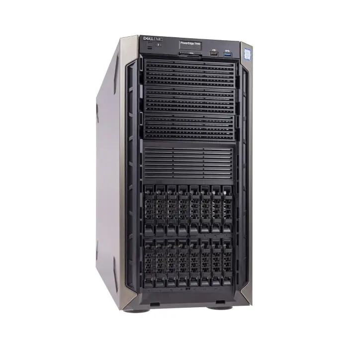 Serwer T440 16x2.5" z 2x Gold 5118, 32GB, H330+, 2x960GB SATA SSD 2.5", 2xPSU, iDRAC 9 Enterprise