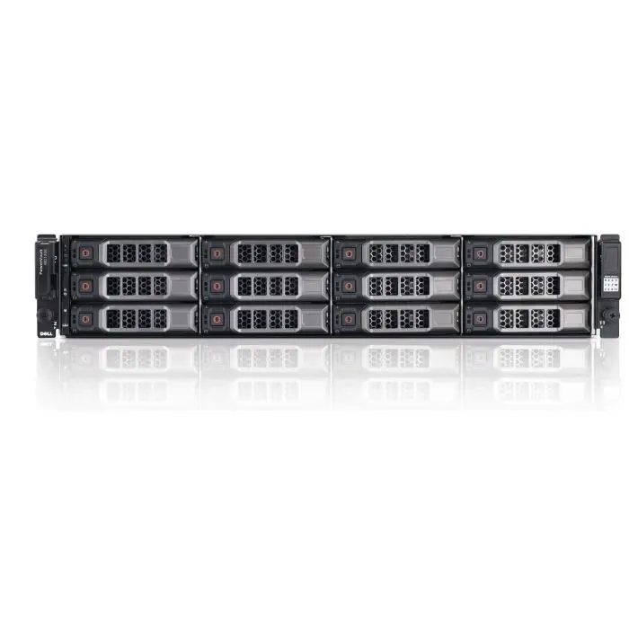 Sorage expansion enclosure Dell PowerVault MD1200 with 2x Controller EMM, 2x PSU DC, rails