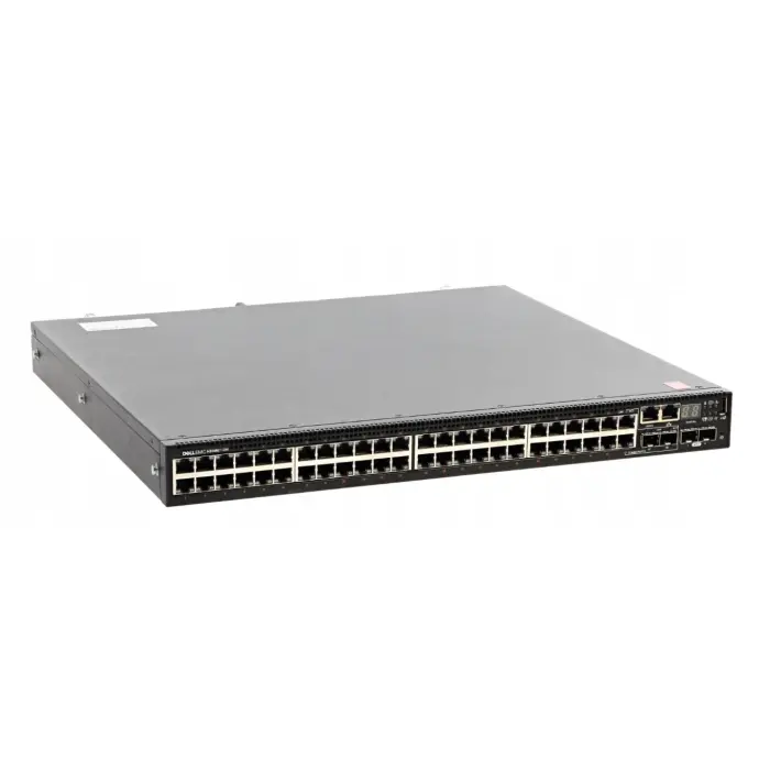 Switch Dell Networking N3048EP-ON 48x1GbE PoE+ 2x10GbE SFP+ F2R Normal Flow, 1xPSU, 1xWentylator