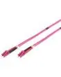Kabel światłowodowy Digitus Duplex LC/LC MM OM4 50/125um 3m DK-2533-03-4