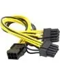 Kabel zasilający Delock 6-pin/ 2x8-pin 85455
