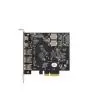 USB controller Akasa PCIe 2.0 x4 - 3x USB 3.2 Gen 2, 2x USB-C 3.2 Gen 2 AK-PCCU3-09