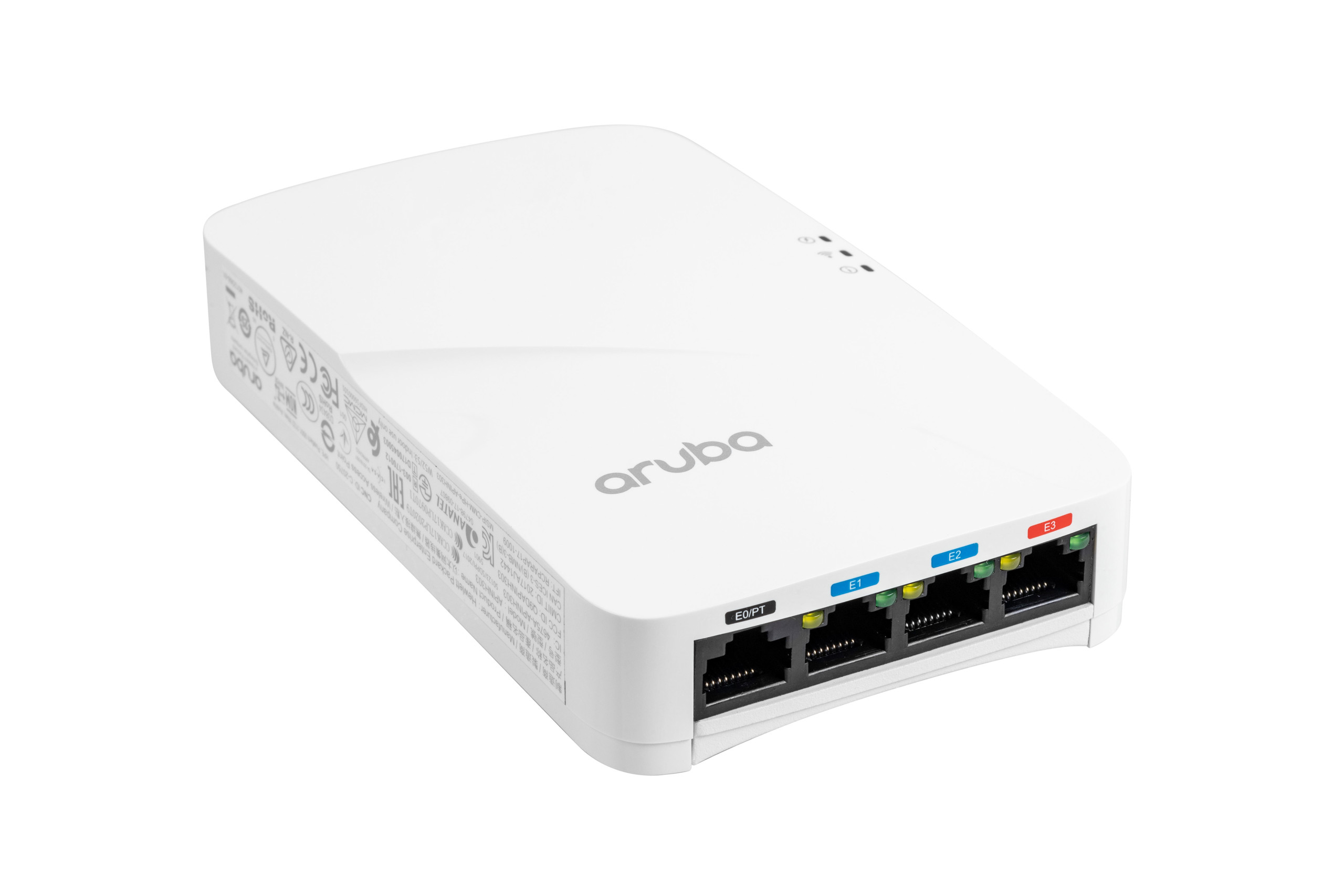 Access point HPE Aruba 303H RW Indoor WiFi 5 802.11ac 4x1GbE (2xPoE) 2xPT RJ45 JY678A