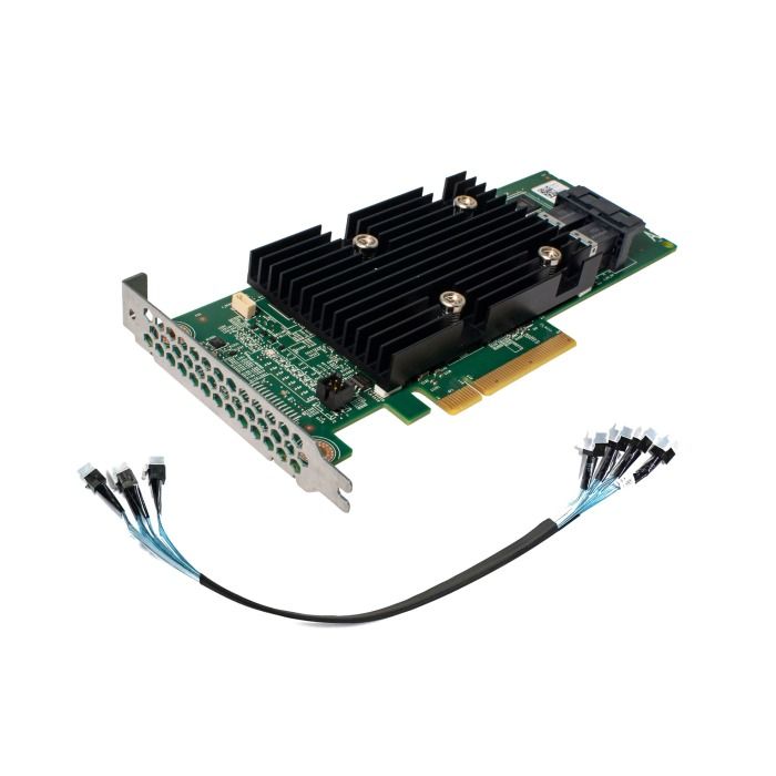 Controller HBA 4x NVMe U.2.+ Cable for Dell PowerEdge R630 10x2.5"