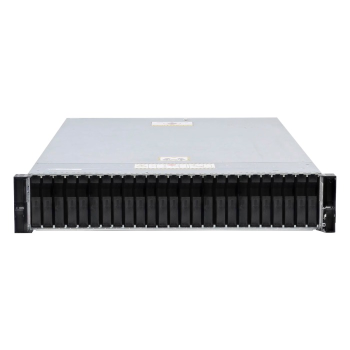 Dell PowerStore 5200T storage array with 2x FC (4x32Gb SFP28) controller, 6x 7.68TB SSD NVMe, rails