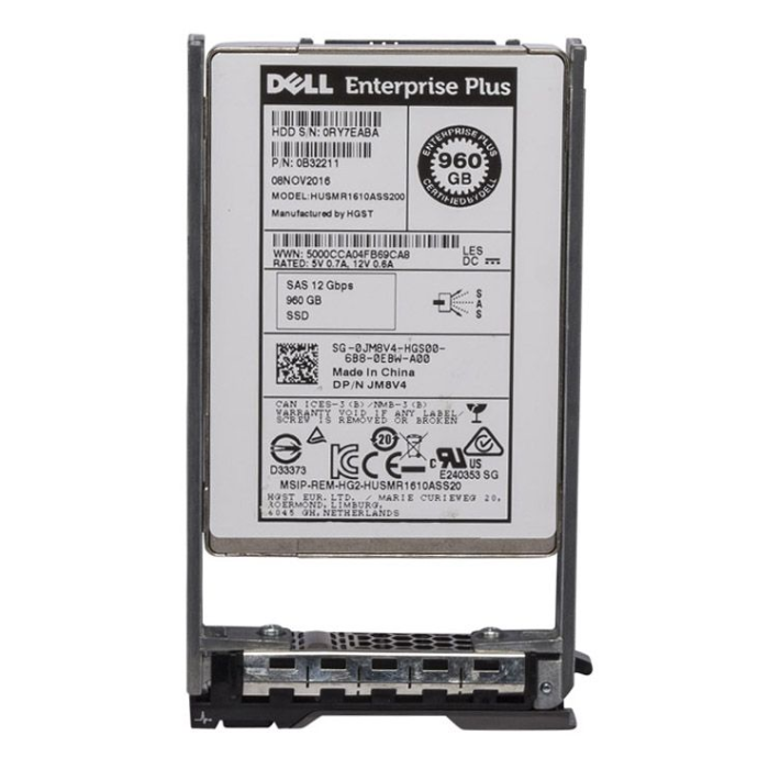 Disque dur Dell Compellent 960GB SSD SAS 12G 2.5" MLC RI JM8V4-CMP