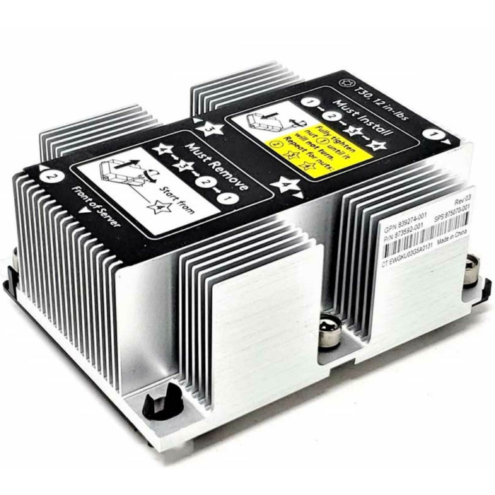 Dissipateur thermique HPE ProLiant DL380 Gen10 <205W Standard 873592-001