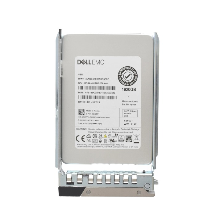 Dysk twardy Dell 1.92TB SSD SATA 6G 2.5" TLC MU GKTF1