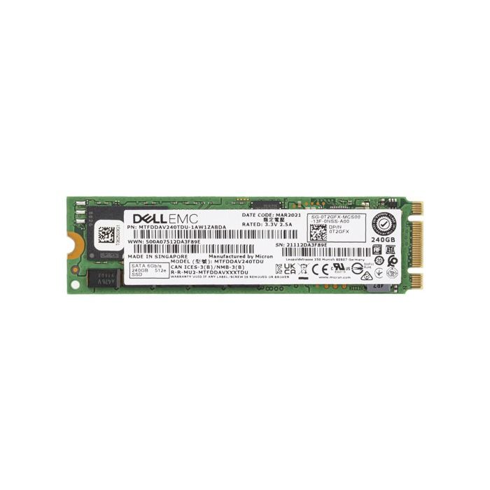 Dysk twardy Dell 240GB SSD SATA 6G M.2 2280 T2GFX