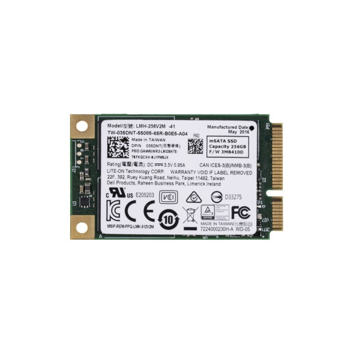 Dysk twardy Dell 256GB SSD mSATA 6G mSATA 35DNT
