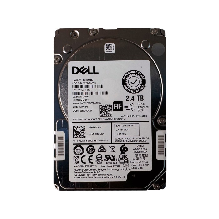 Dysk twardy Dell 2.4TB 10K HDD SAS 12G 2.5" SED 512e 4GDNY