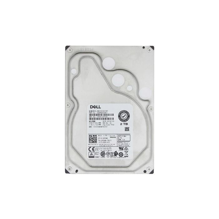 Dysk twardy Dell 2TB 7.2K HDD SATA 6G 3.5" 512n 128MB NPVM6