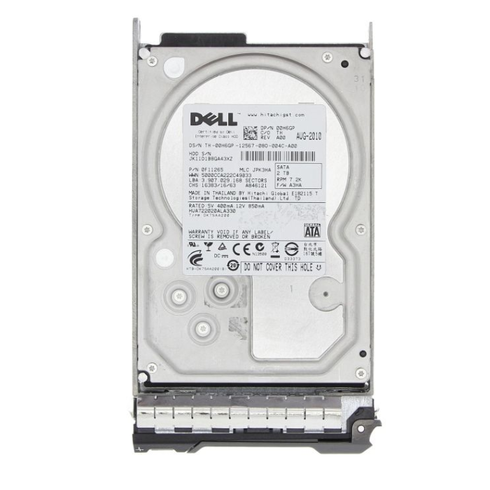 Dysk twardy Dell 2TB HDD SATA 3G 3.5" 0H6GP