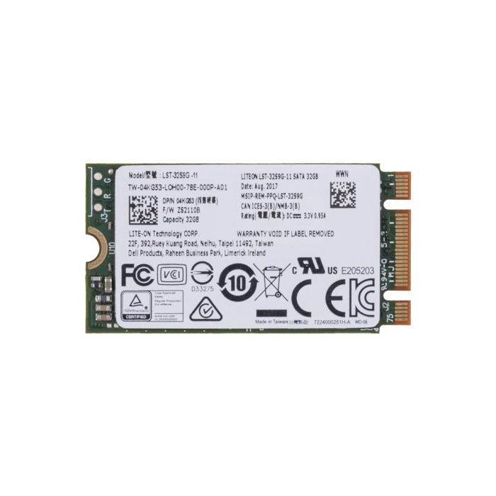Dysk twardy Dell 32GB SSD PCIe 6G M.2 2242 4KG53