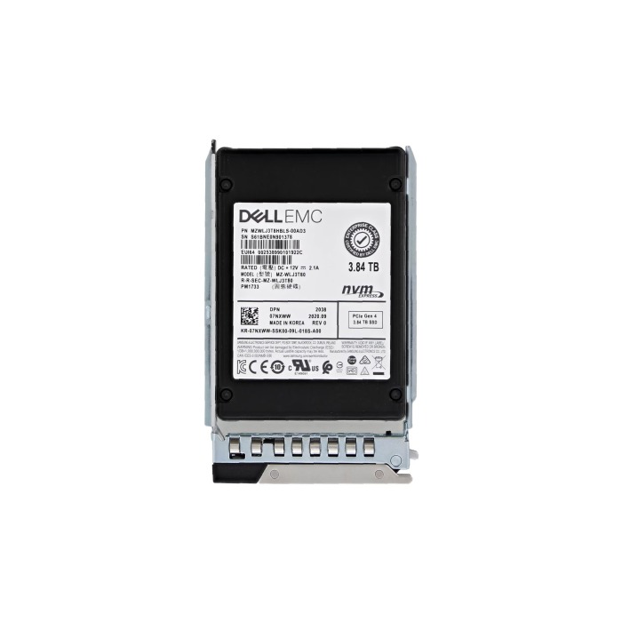 Dysk twardy Dell 3.84TB SSD NVMe PCIe 4.0 x4/dual port x2 U.2 2.5" TLC 7NXWW