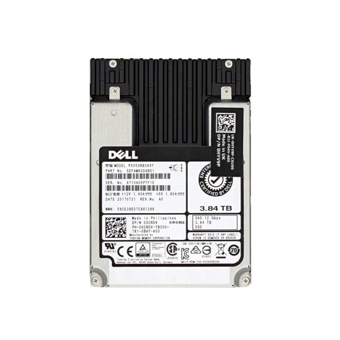Dysk twardy Dell 3.84TB SSD SAS 12G 2.5" MLC RI XCRDV