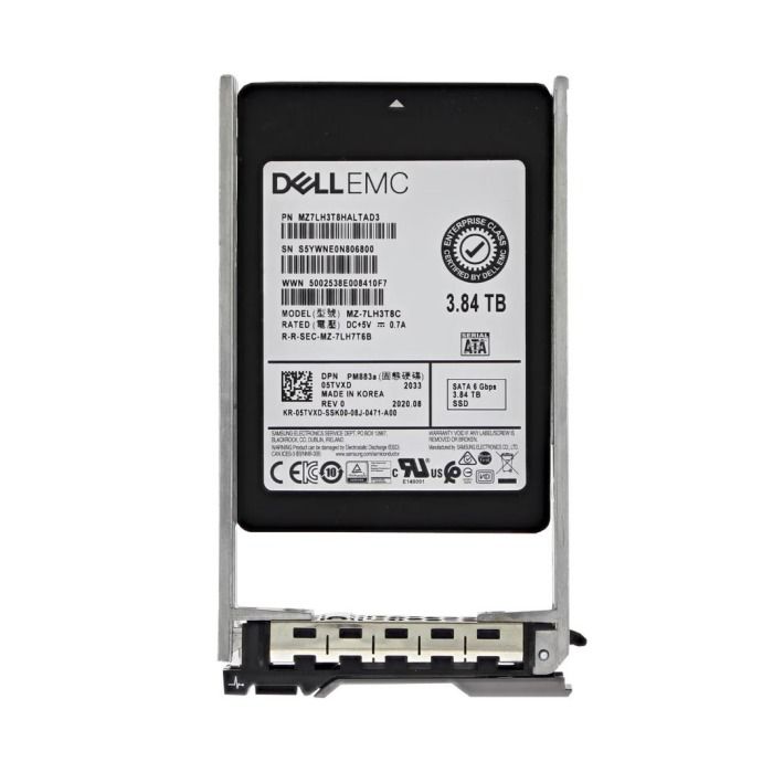 Dysk twardy Dell 3.84TB SSD SATA 6G 2.5" TLC RI 5TVXD