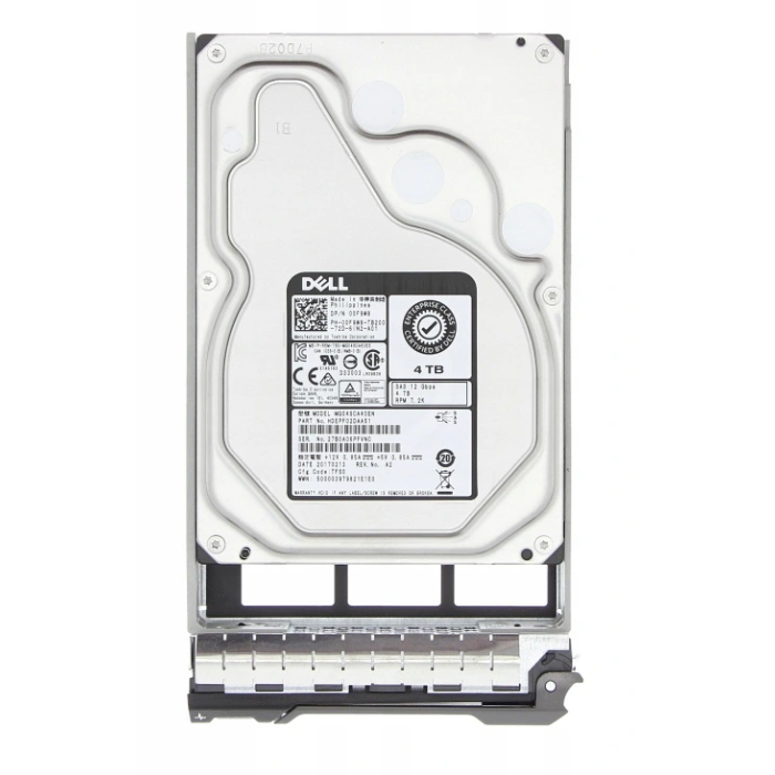 Dysk twardy Dell 4TB 7.2K SAS 12G 3.5" 512n 128MB 0F9W8