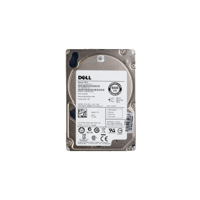 Dysk twardy Dell 600GB 10K HDD SAS 6G 2.5" 512n 64MB 7YX58