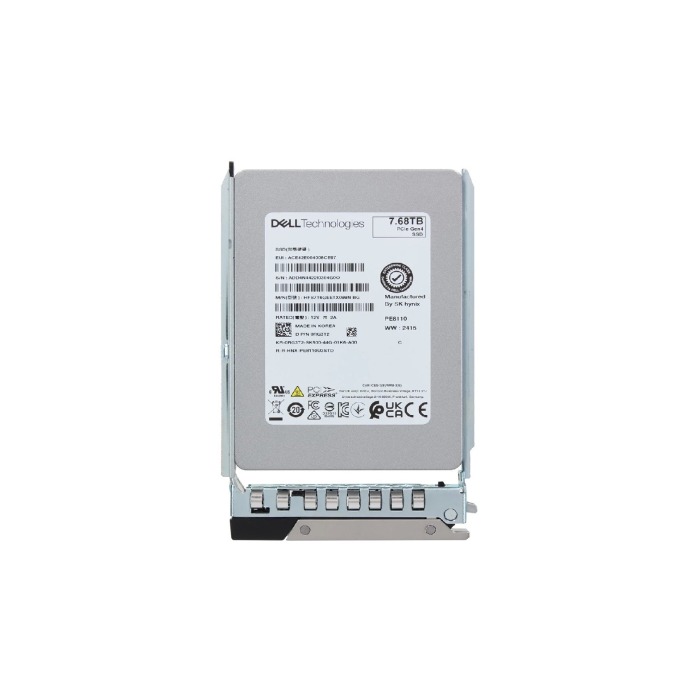 Dysk twardy Dell 7.68TB SSD NVMe PCIe 4.0 U.2 2.5" TLC RI RG3T2