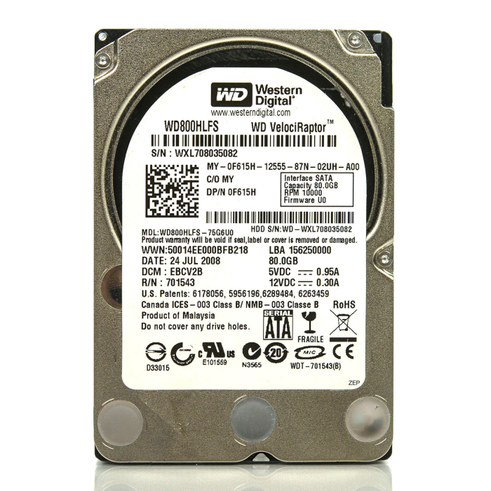 Dysk twardy Dell 80GB HDD SATA 3G 2.5" F615H