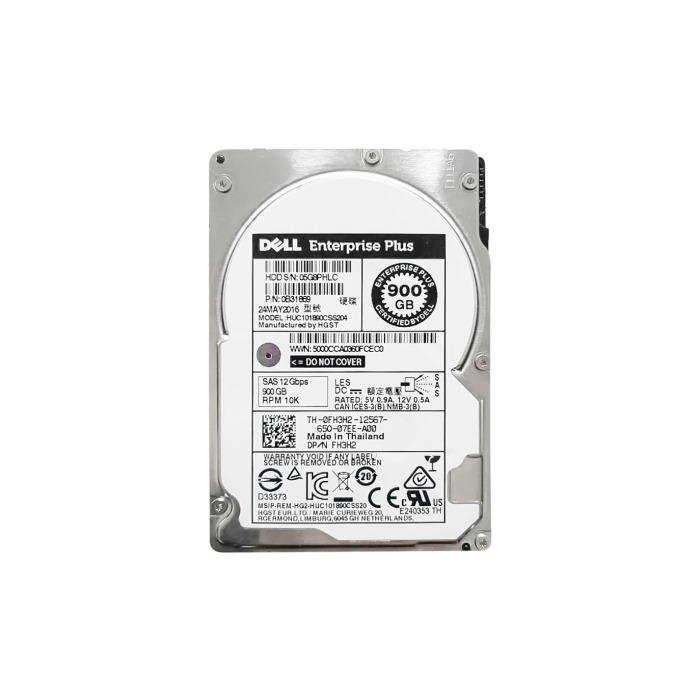Dysk twardy Dell 900GB HDD SAS 12G 2.5" FH3H2