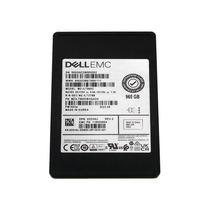 Dysk twardy Dell 960GB SSD SAS 12G 2.5" TLC RI 118000854