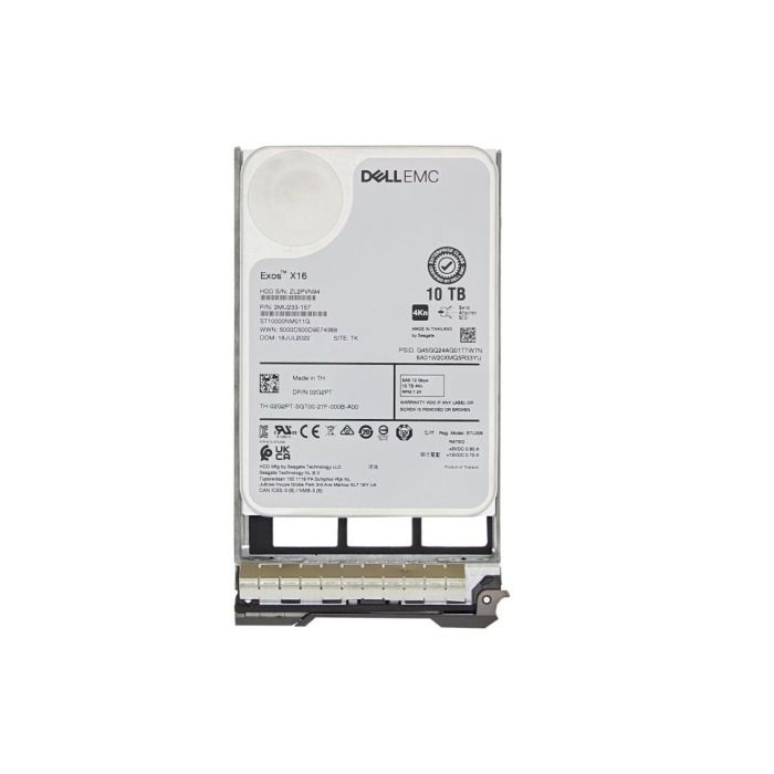 Dysk twardy Dell Compellent 10TB 7.2K HDD SAS 12G 3.5" 4KN 2G2PT-CMPv