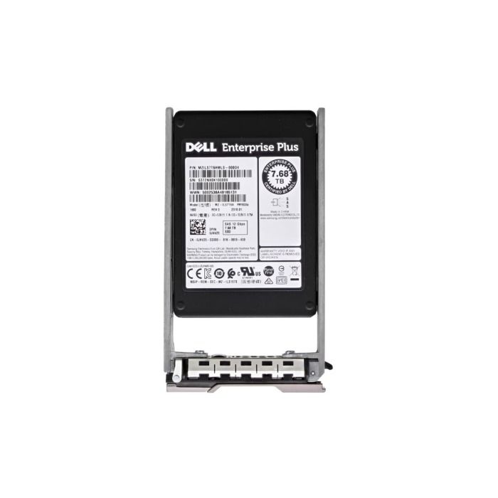 Dysk twardy Dell Compellent 7.68TB SSD SAS 12G 2.5" TLC RI 512e JNV25-CMP+