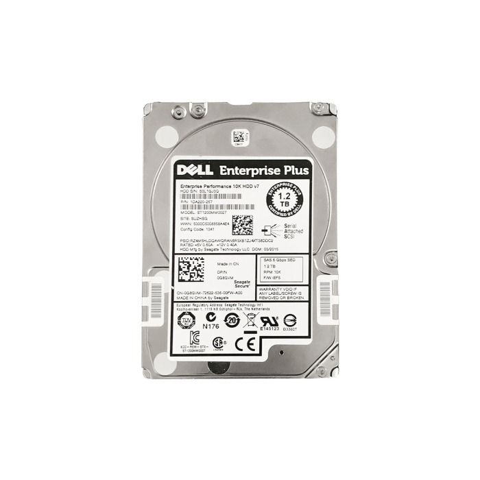 Dysk twardy Dell Equallogic 1.2TB 10K HDD SAS 6G 2.5" SED-FIPS 140 512e 64MB G8GVM-EQL