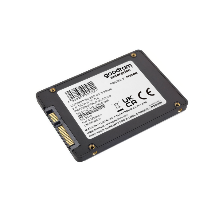 Dysk twardy Goodram Enterprise 960GB SSD SATA 6G 2.5" RI GEBS05SA00-960NS10B
