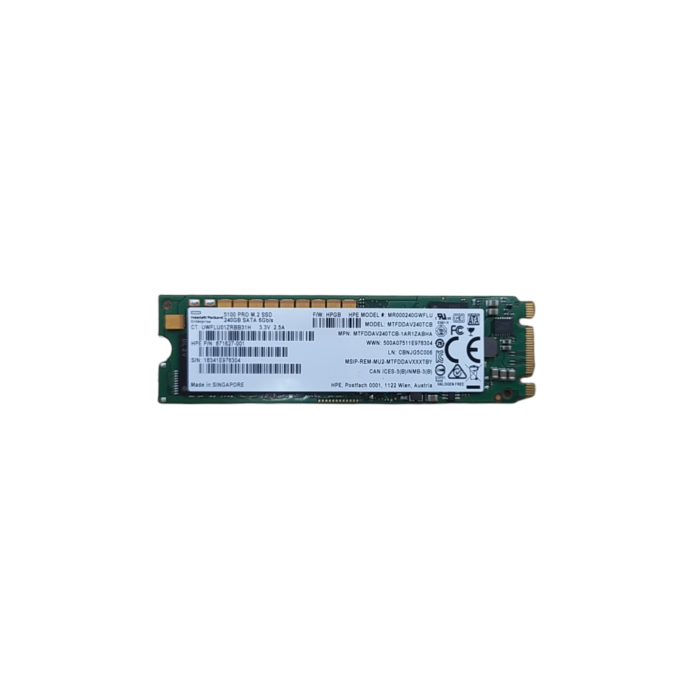 Dysk twardy HPE 240GB SSD SATA 6G M.2 2280 TLC MU 871627-001