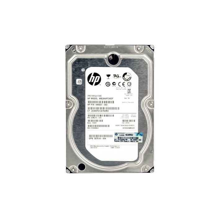 Dysk twardy HPE 2TB 7.2K SAS 6G 3.5" 128MB 695507-002