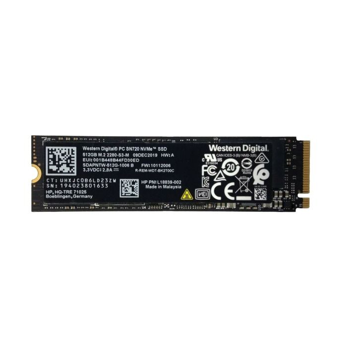 Dysk twardy HPE 512GB SSD NVMe M.2 2280 L18839-002
