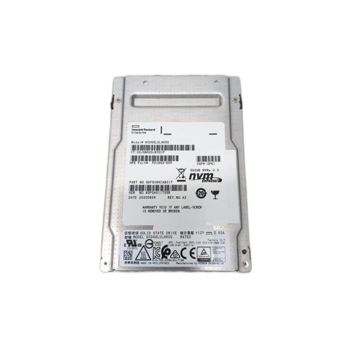 Dysk twardy HPE 960GB SSD NVMe PCIe 4.0x4 U.3 2.5" TLC MU P21842-005
