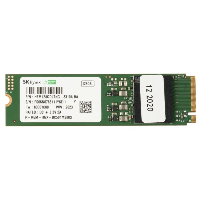 Dysk twardy Hynix 128GB SSD SATA PCIe 3.0x4 M.2 2280 TLC HFM128GDJTNG-8310A